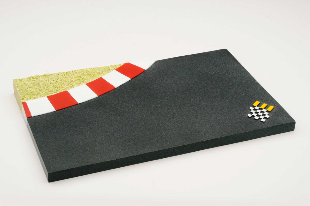 Exoto Display Base | Race Track Corner with Logo