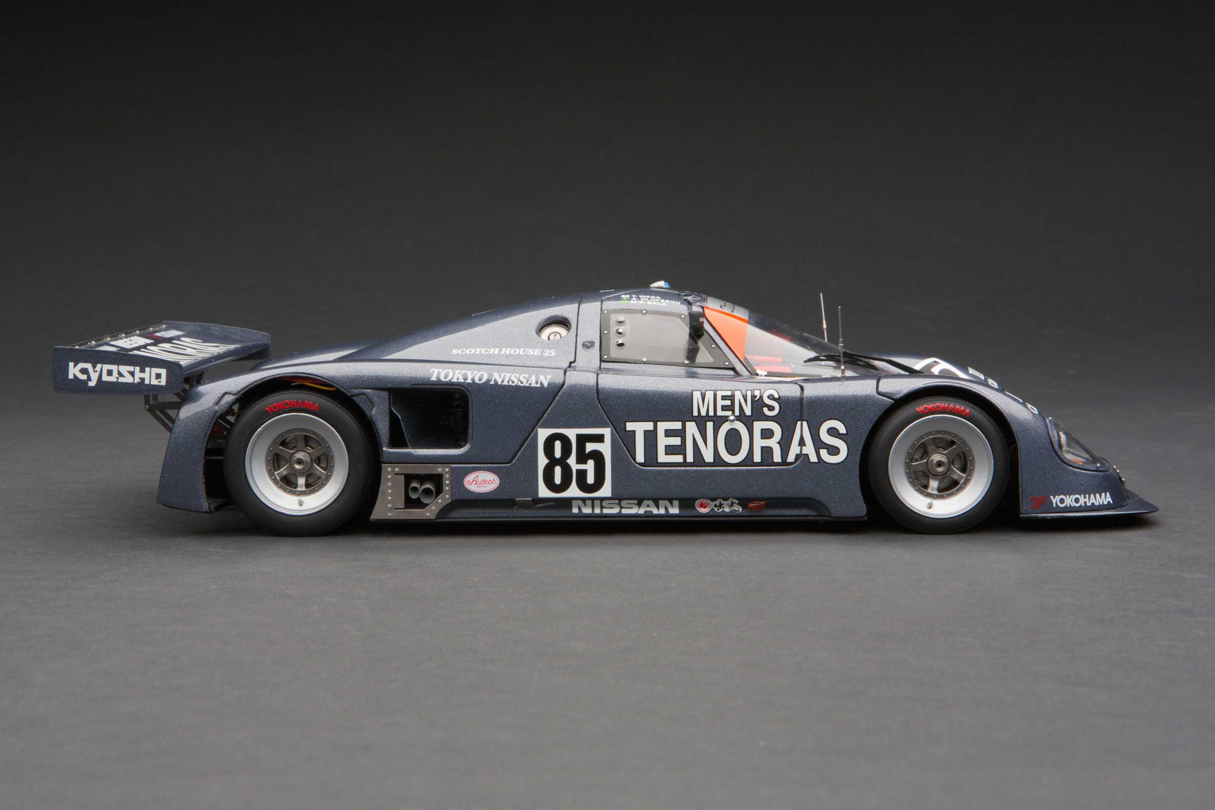 Exoto Nissan R89C | 1990 Le Mans 24 Hours | Takao Wada, Anders Olofsson, Maurizio Sala | Team Le Mans "Men's Tenoras" - Image 3