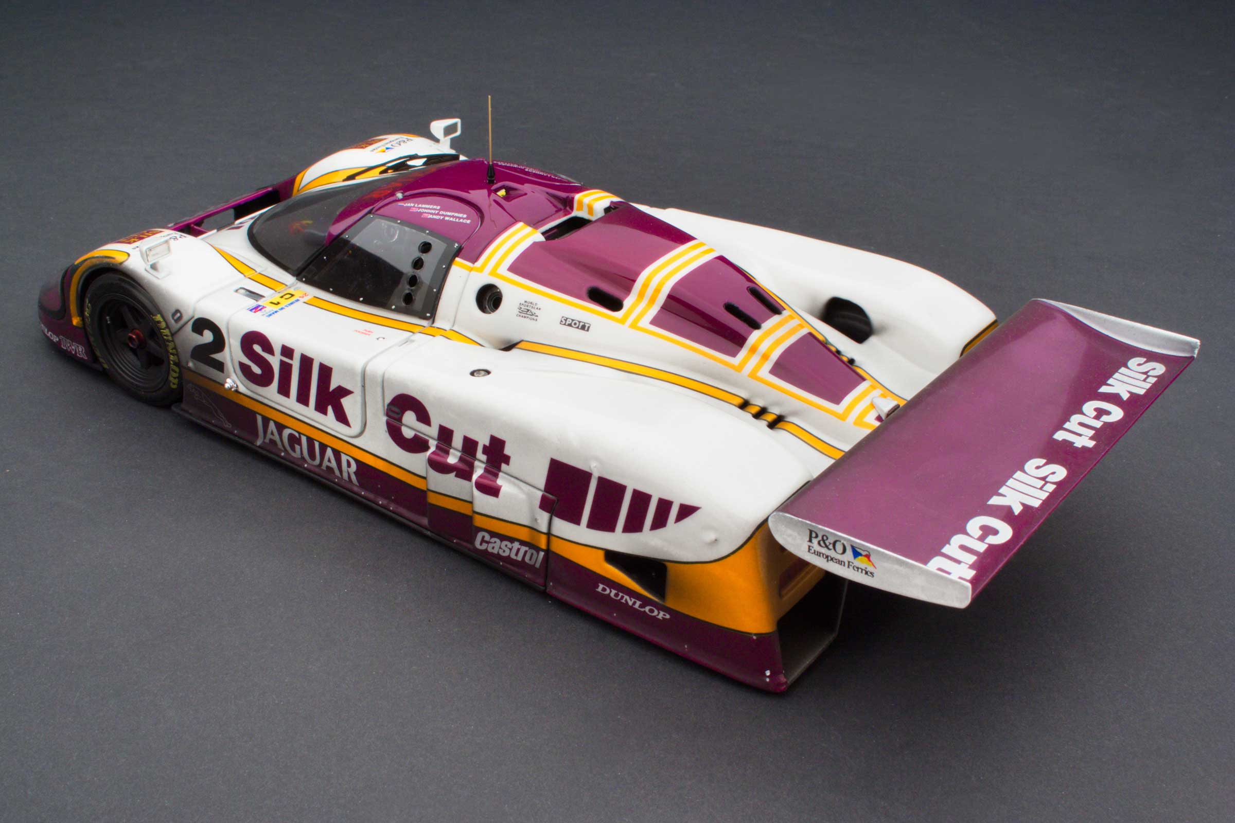 Exoto Jaguar XJ-R9 LM | Winner, 1988 Le Mans 24 Hours | Johnny Dumfries, Jan Lammers, Andy Wallace | Finish Line Plus - Image 2