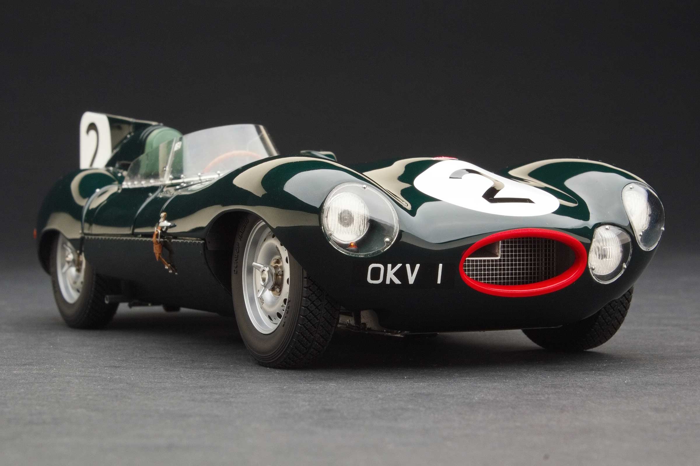 Exoto Jaguar D-Type 'Short Nose' | Second, 1954 Reims 12 Hours | Duncan Hamilton, Tony Rolt