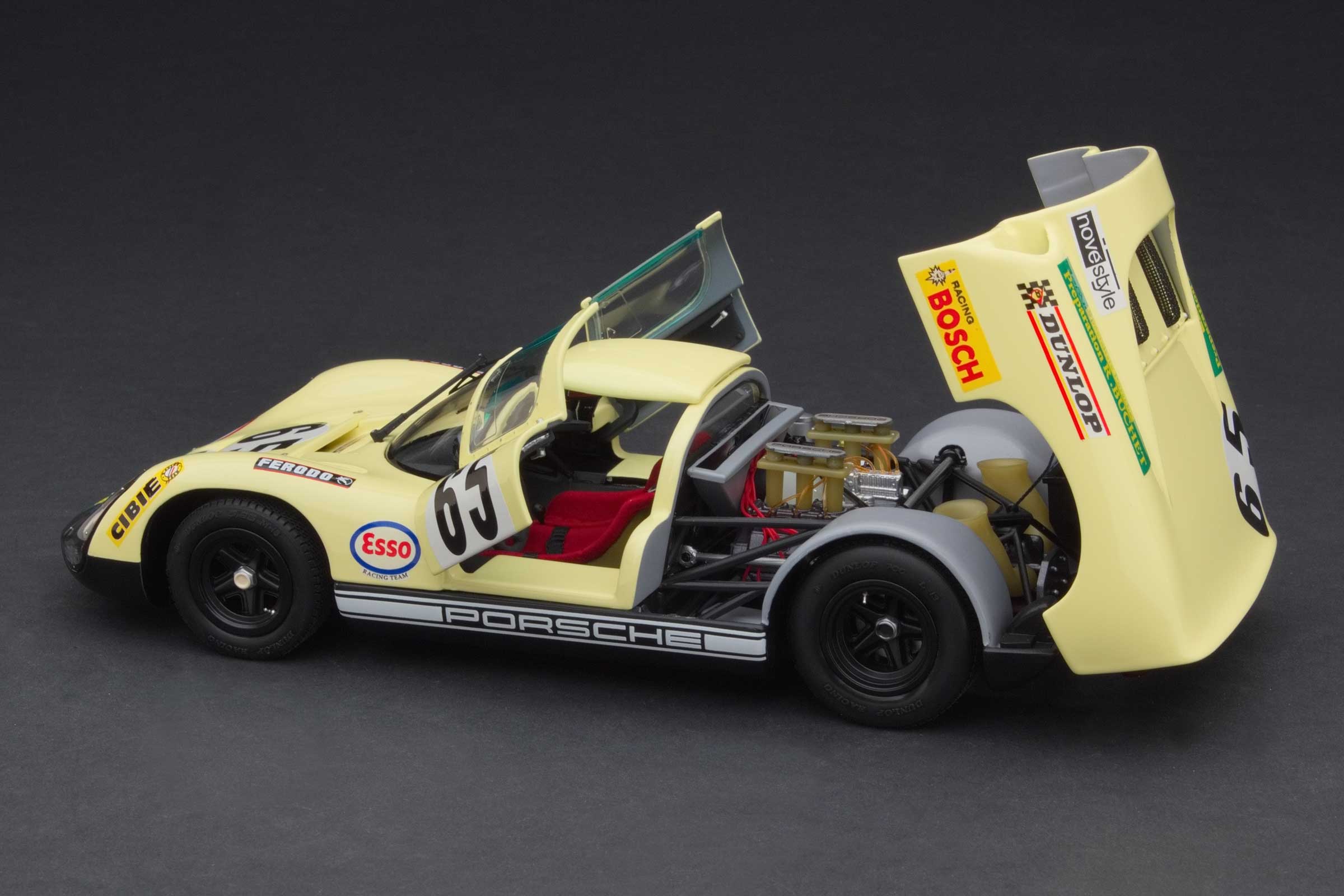 Exoto Porsche 910 | 1972 Le Mans 24 Hours | Louis Cosson, Jean-Louis Ravenel - Image 3