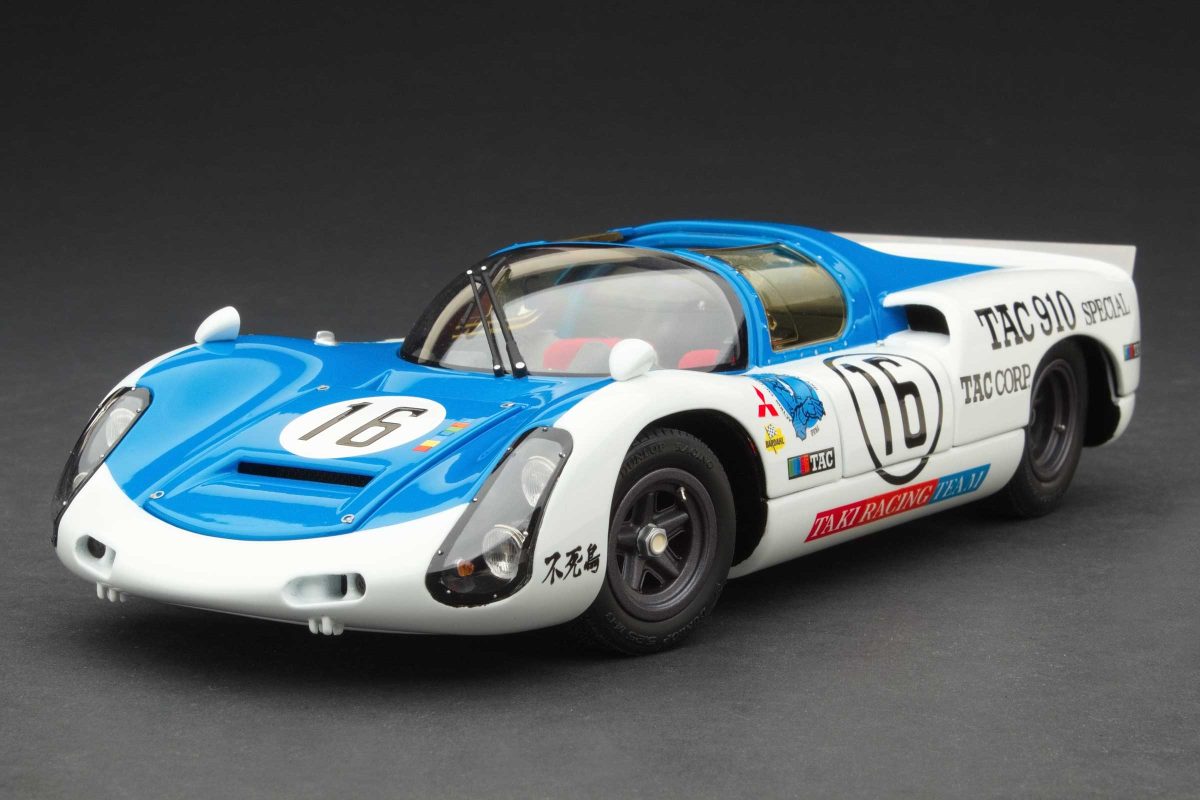 Exoto Porsche 910 | 1969 Grand Prix of Japan | Hiroshi Kazato, Hiroshi Hasegawa