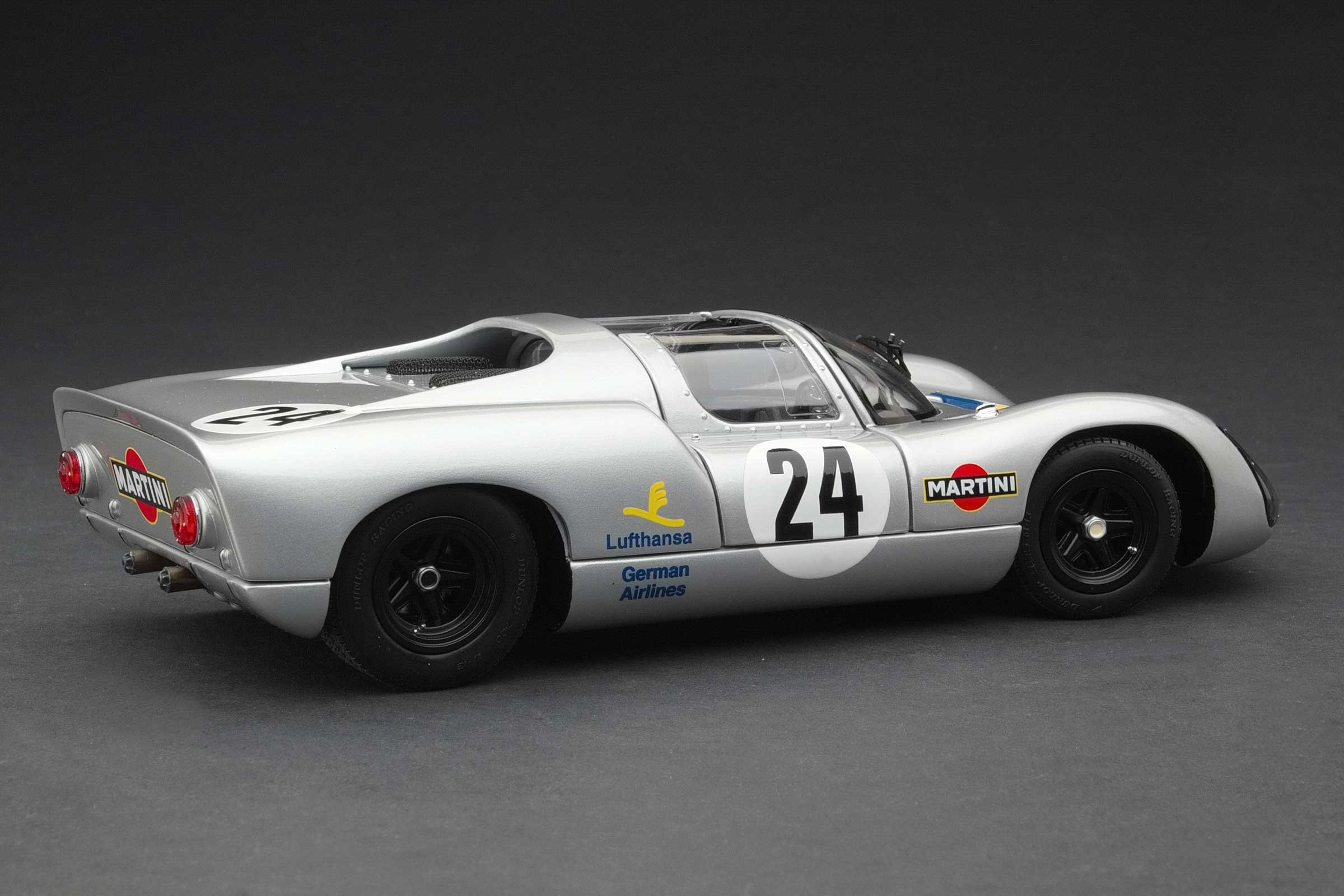 Exoto Porsche 910 | 1968 Nurburgring 1000 km | Martini/Lufthansa | Hans-Dieter Dechent, Robert Huhn - Image 2