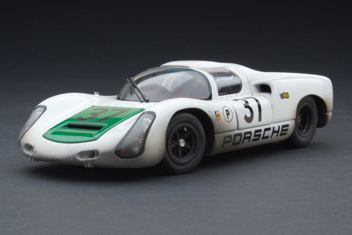Exoto Porsche 910 | 1967 Sebring 12 Hours 2nd in class/4th overall | Jo Siffert, Hans Hermann | Finish Line Plus