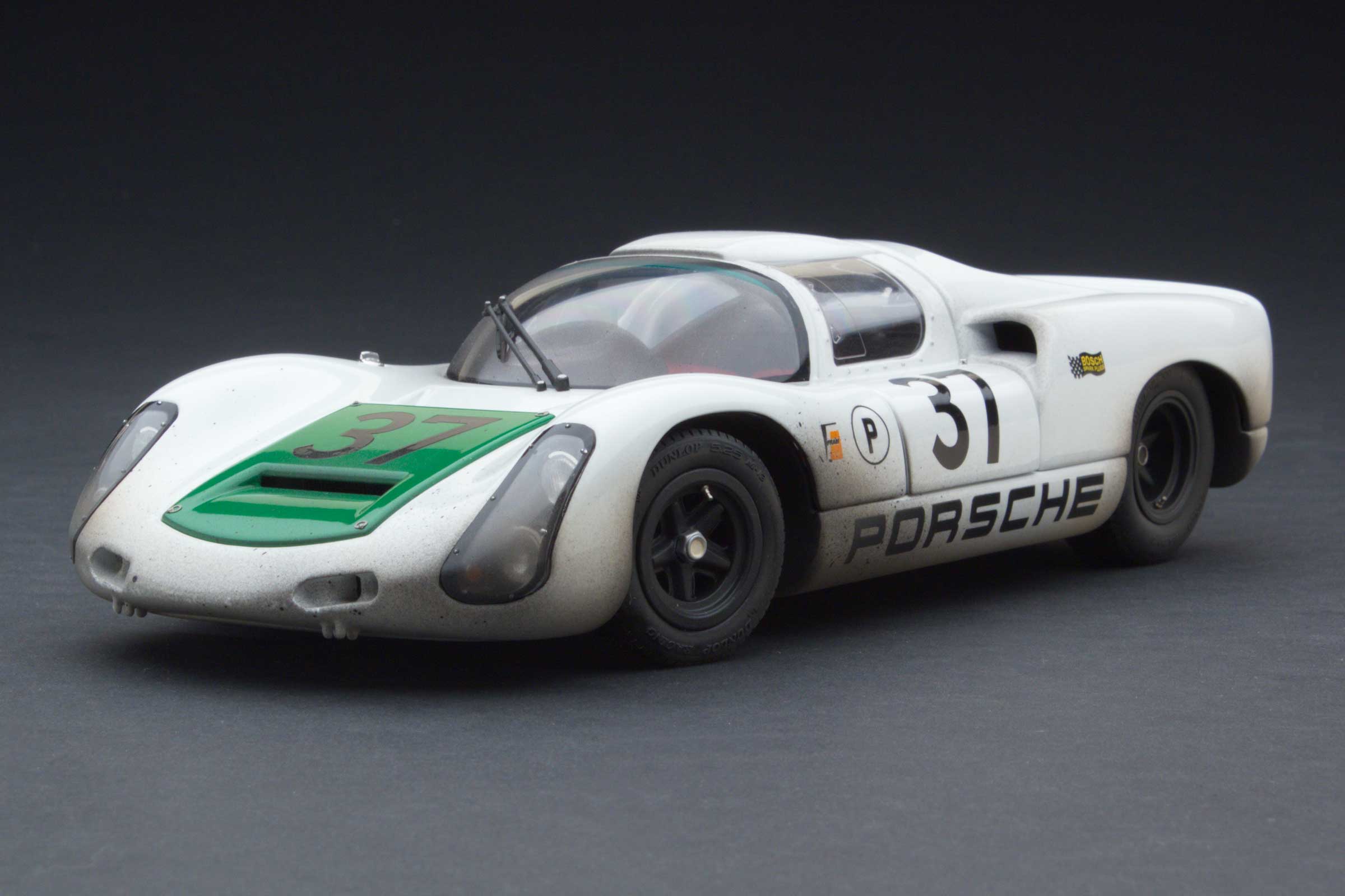 Exoto Porsche 910 | 1967 Sebring 12 Hours 2nd in class/4th overall | Jo Siffert, Hans Hermann | Finish Line Plus