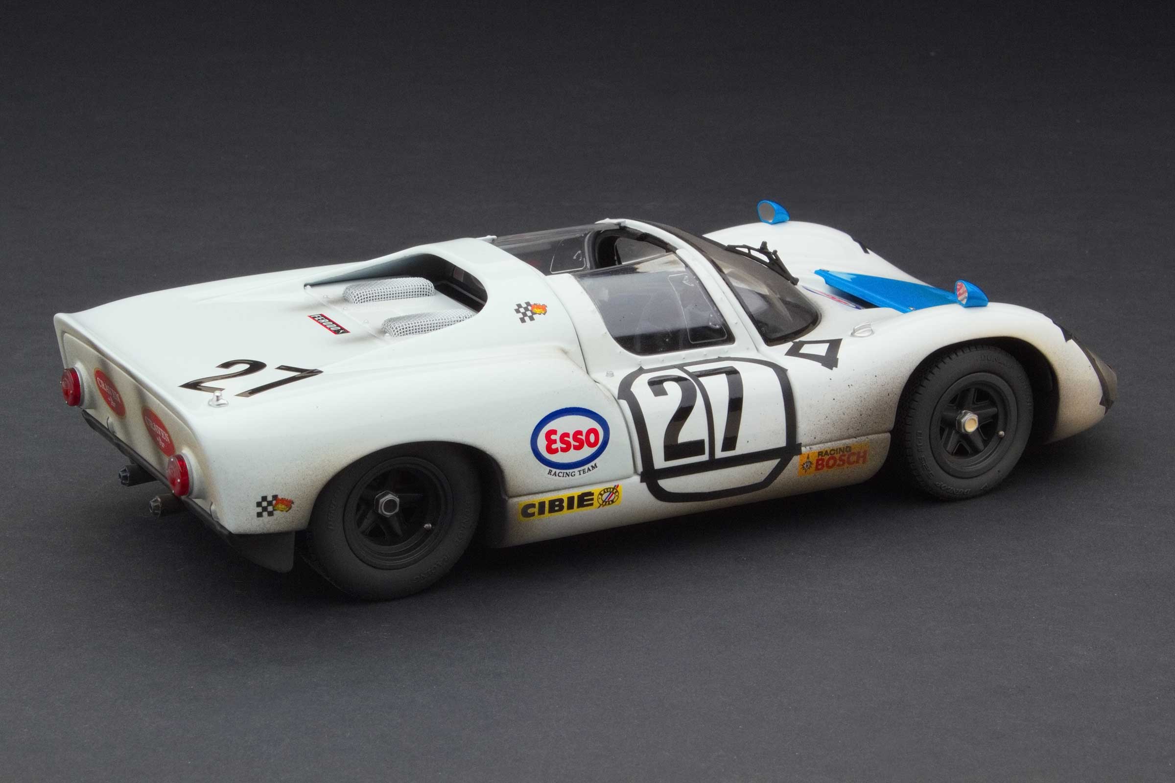 Exoto Porsche 910 | 1971 Le Mans 24 Hours | Christian Poirot, Jean-Louis Lafosse | Finish Line Plus - Image 2