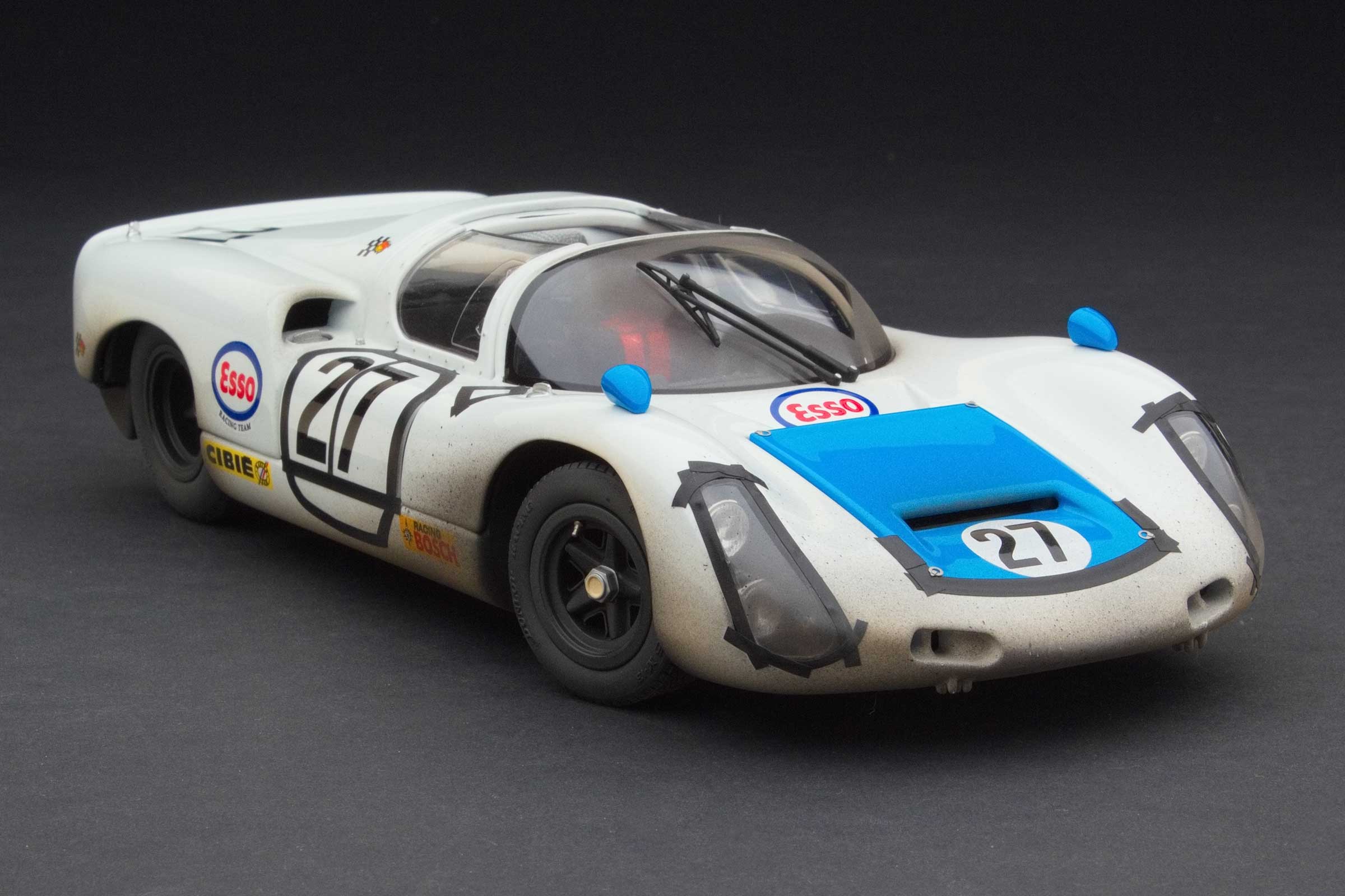 Exoto Porsche 910 | 1971 Le Mans 24 Hours | Christian Poirot, Jean-Louis Lafosse | Finish Line Plus - Image 3