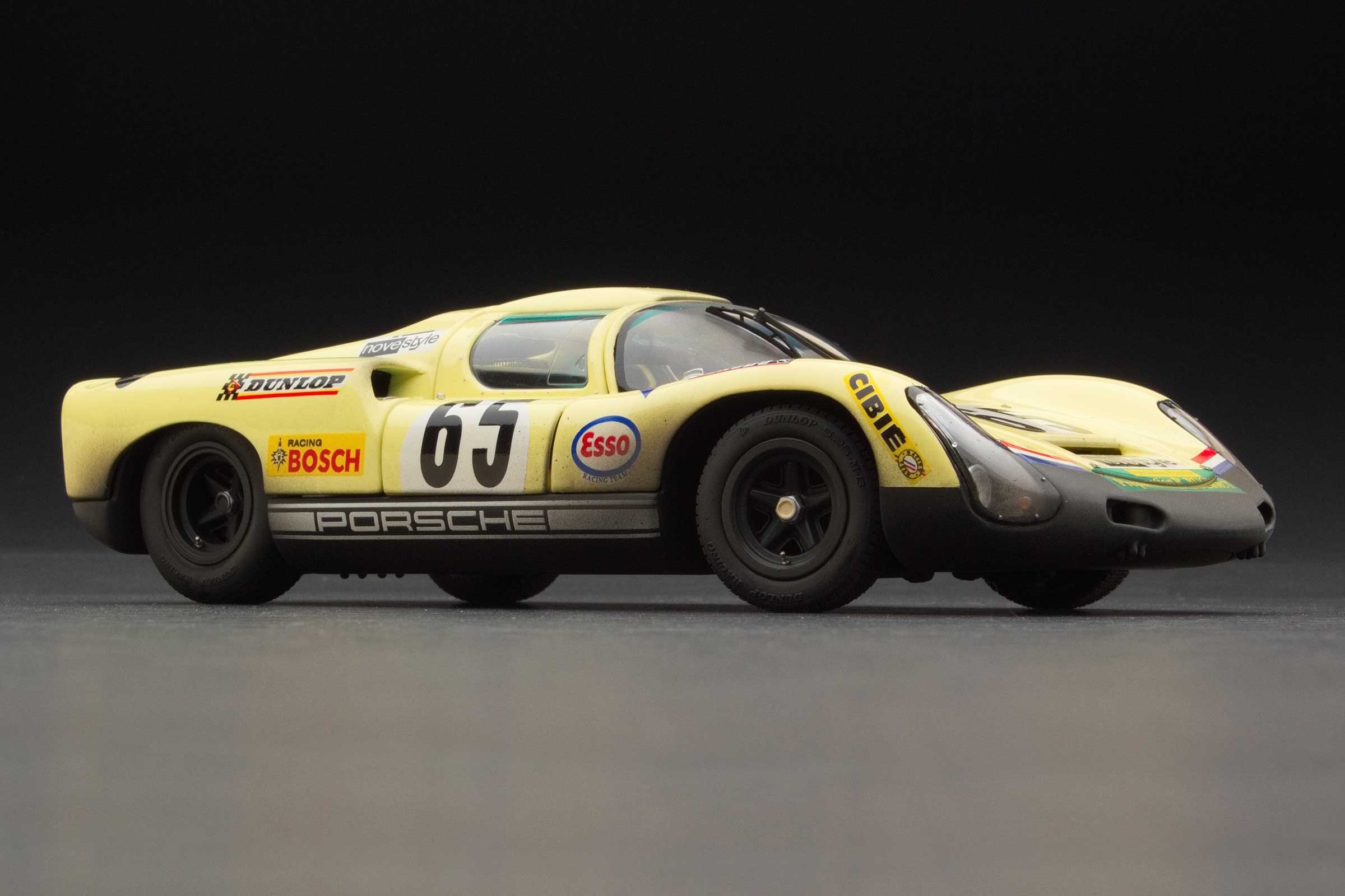Exoto Porsche 910 | 1972 Le Mans 24 Hours | Louis Cosson, Jean-Louis Ravenel | Finish Line Plus - Image 3