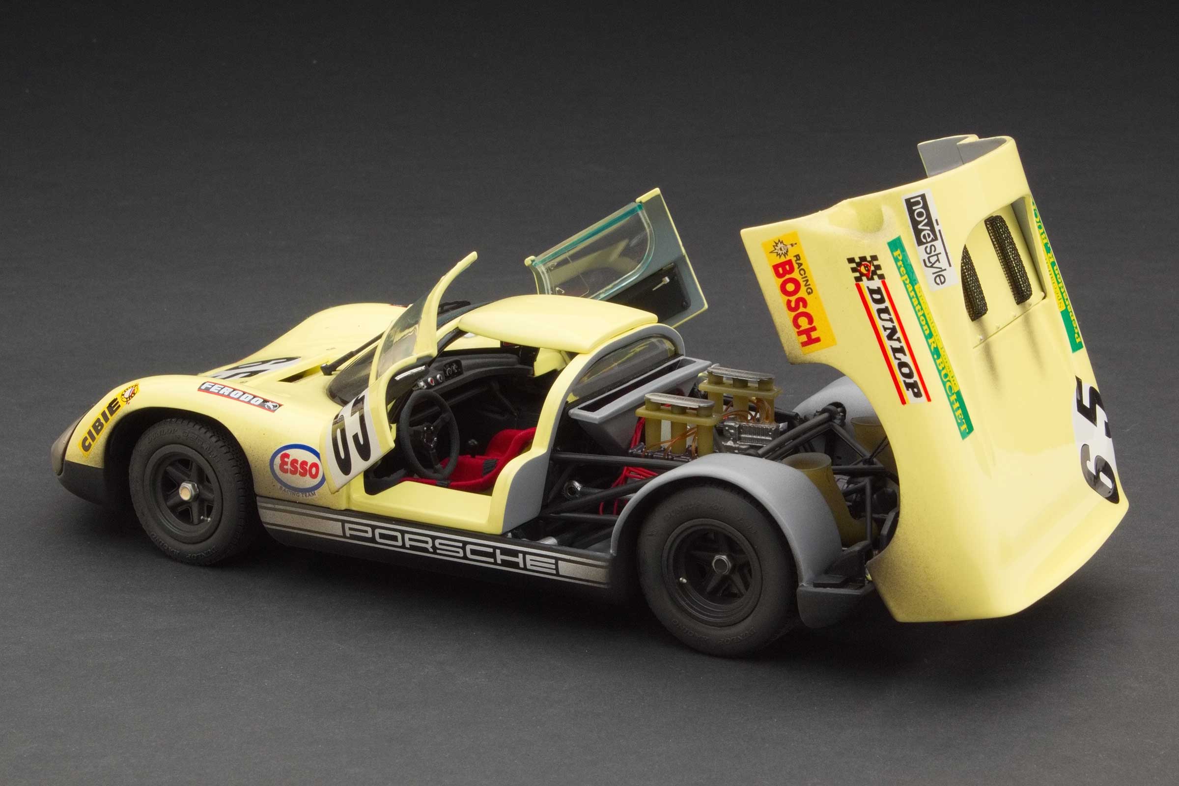 Exoto Porsche 910 | 1972 Le Mans 24 Hours | Louis Cosson, Jean-Louis Ravenel | Finish Line Plus - Image 4