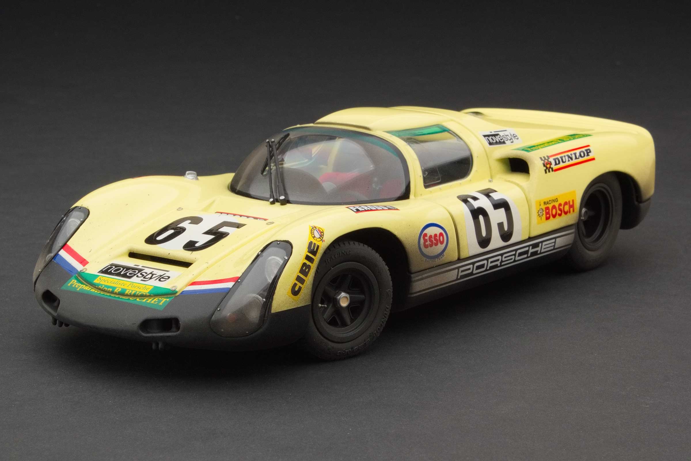 Exoto Porsche 910 | 1972 Le Mans 24 Hours | Louis Cosson, Jean-Louis Ravenel | Finish Line Plus